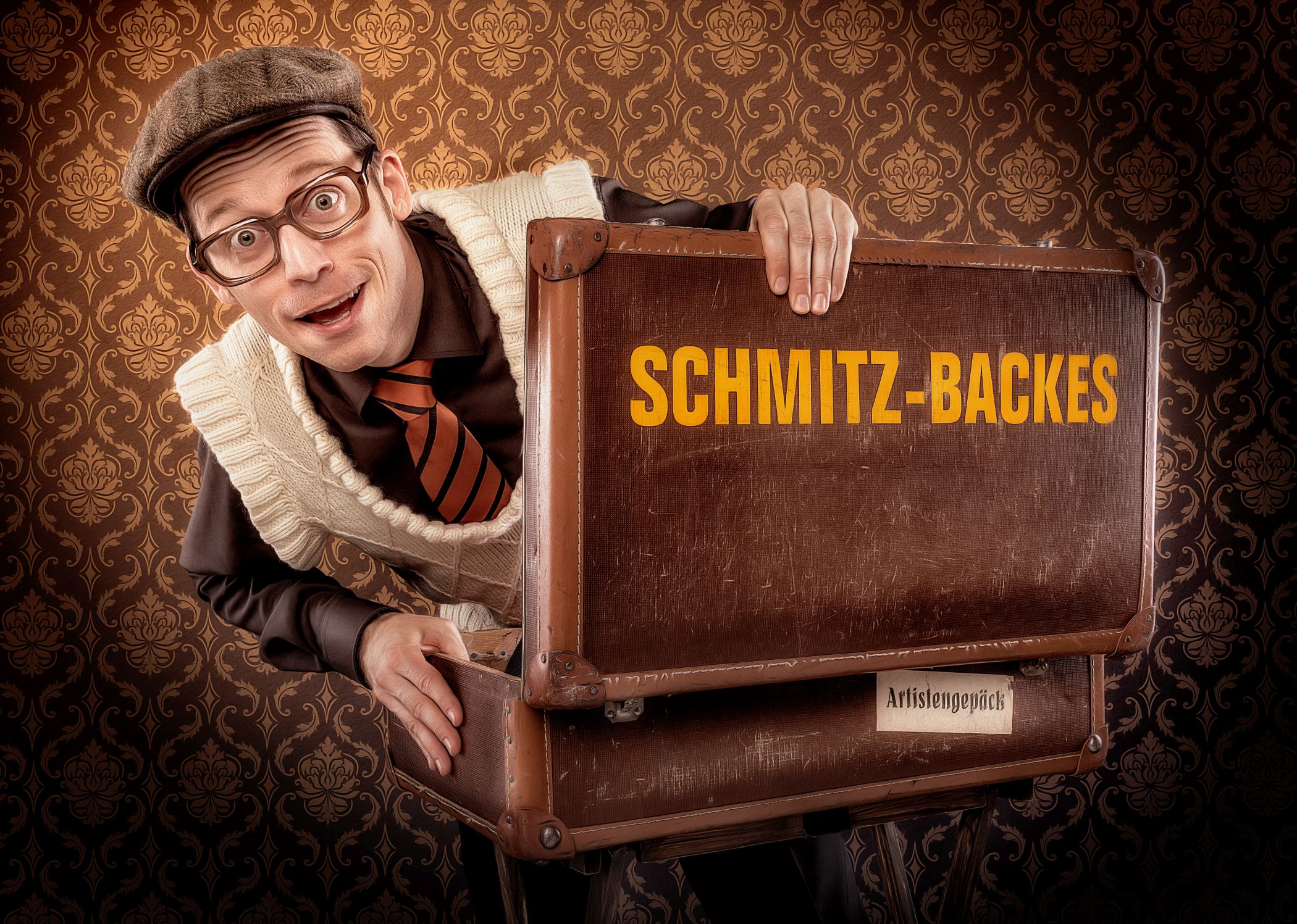 Zauberschow zum Staunen und Lachen mit Schmitz-Backes, ein Höhepunkt zur ExtraSchicht 2026 im LWL-Museum.<br>Abbildung: Schmitz-Backes