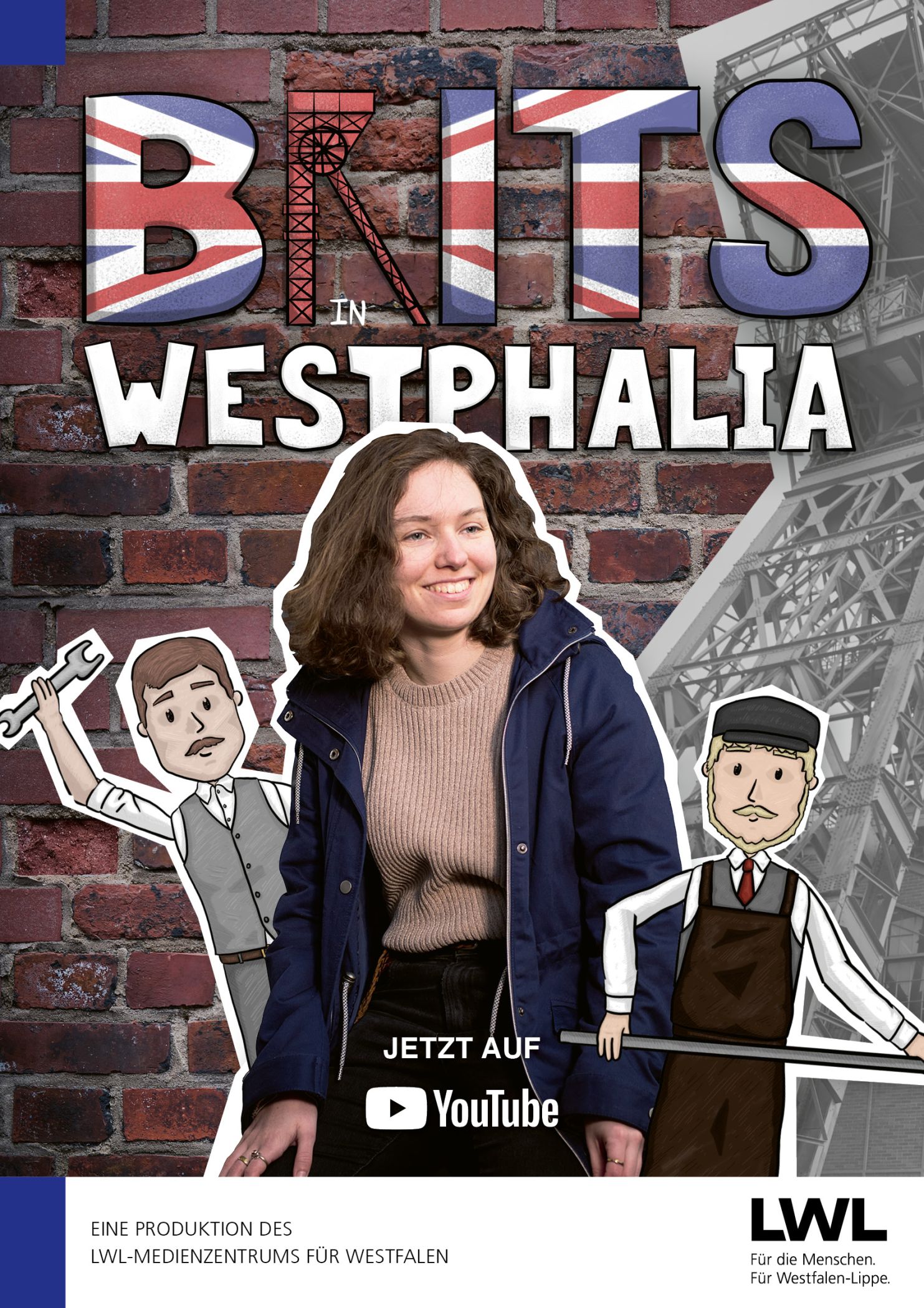 Das Plakat zur YouTube-Serie verrät, es geht um Briten und Bergbau in Westfalen.<br>Foto: LWL