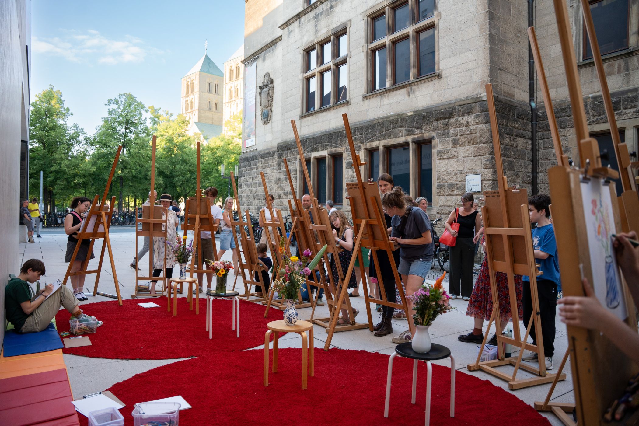 Beim Museumsfest an der Pferdegasse herrschte eine ausgelassene Stimmung.<br>Foto: LWL/Emad Daood