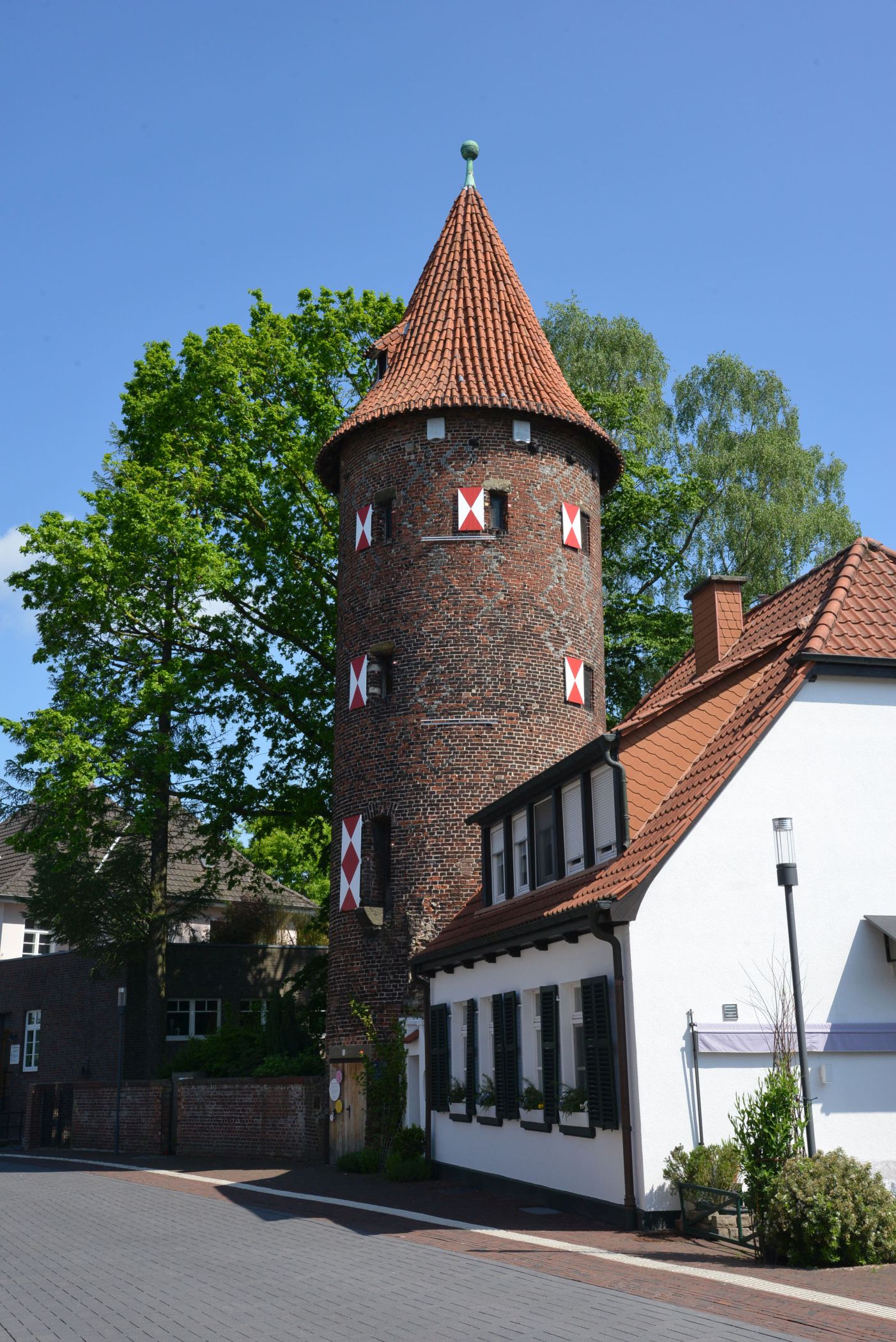 Der Kuhmturm mit Helmabschluss seit 1910.<br>Foto: LWL/Raphaela Wegers