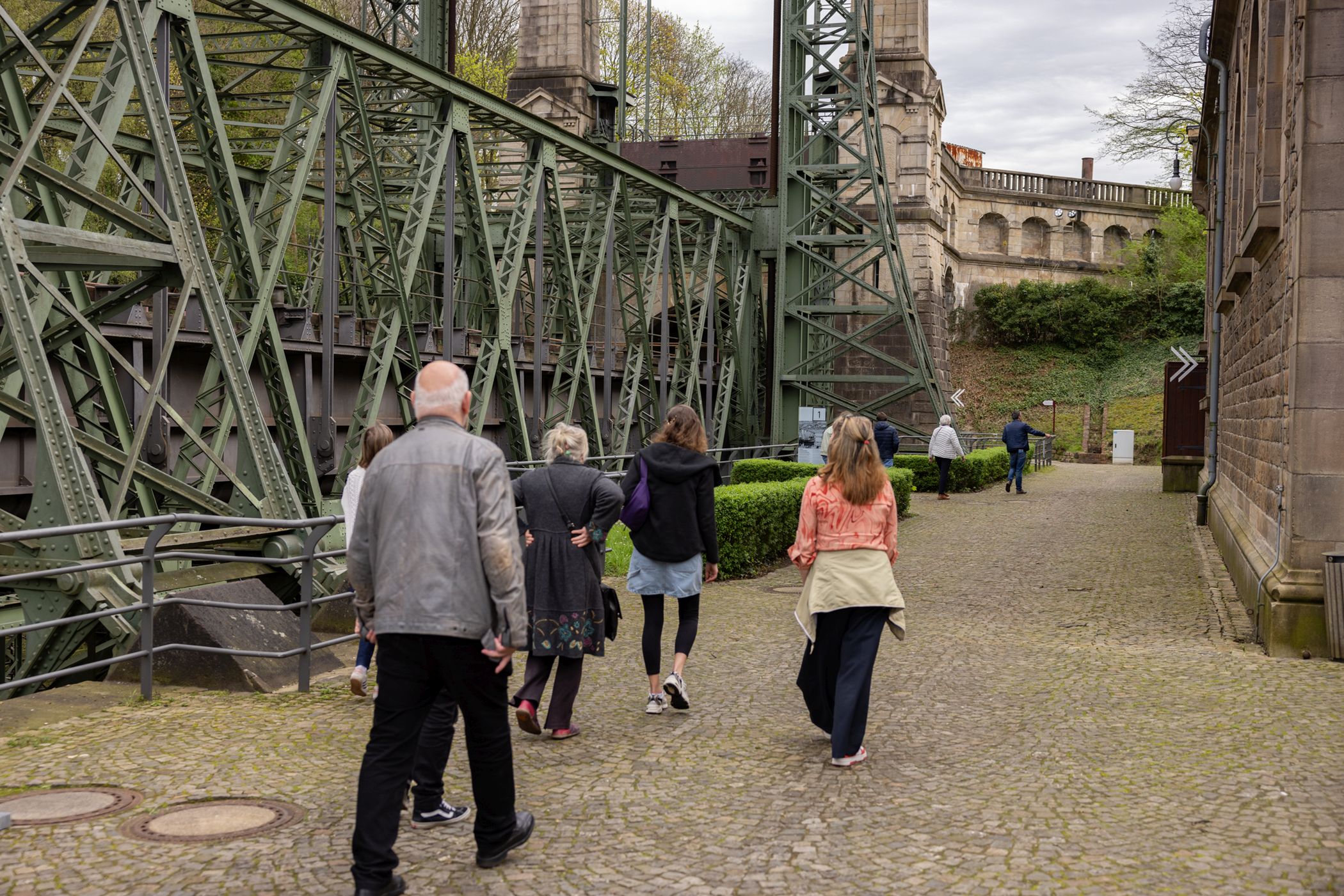 Abendführung im Schiffshebewerk Henrichenburg.<br>Foto: LWL / Julia Gehrmann