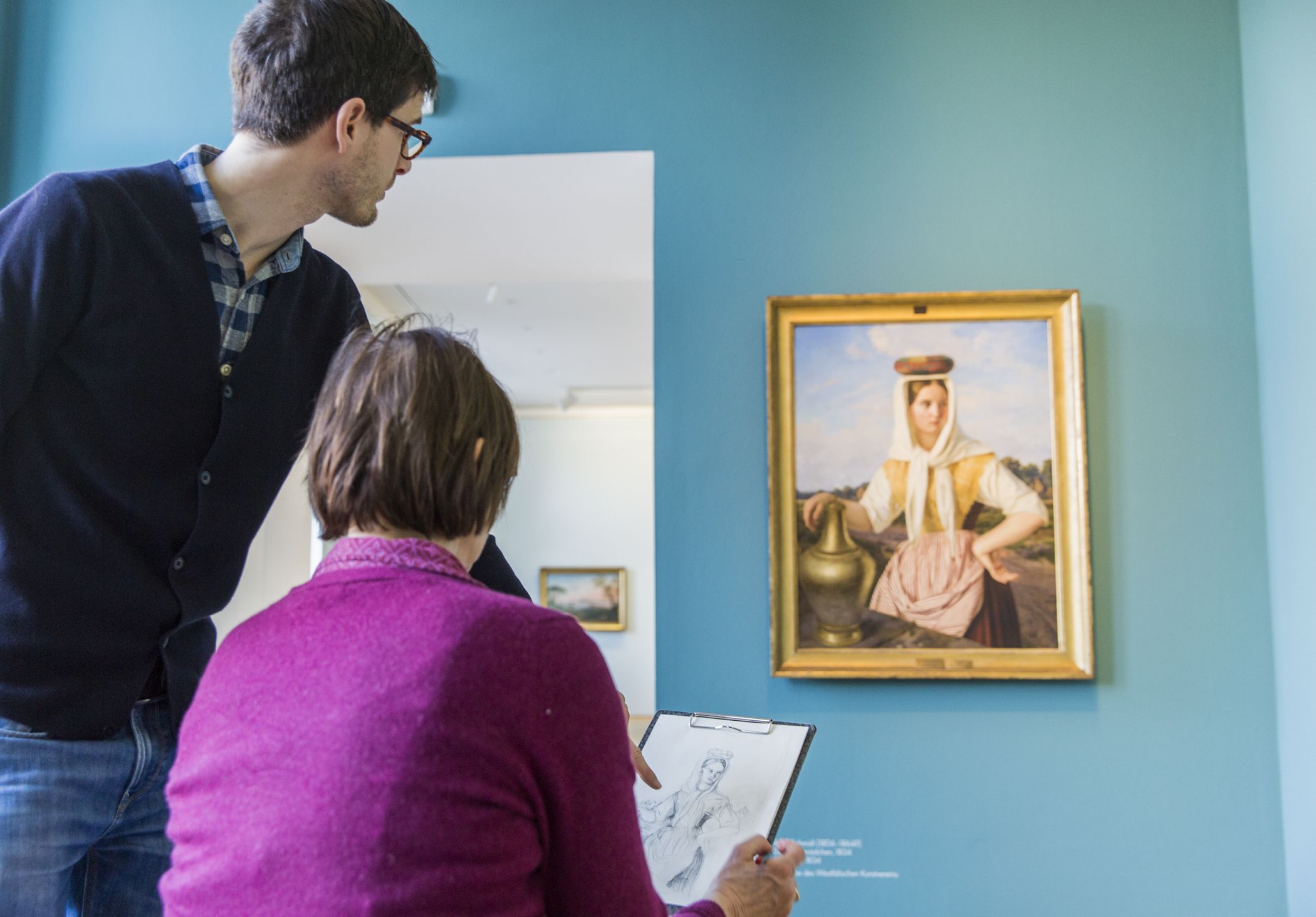 Das LWL-Museum für Kunst und Kultur bietet einen Zeichenkurs für Erwachsene an.<br>Foto: LWL / Hanna Neander