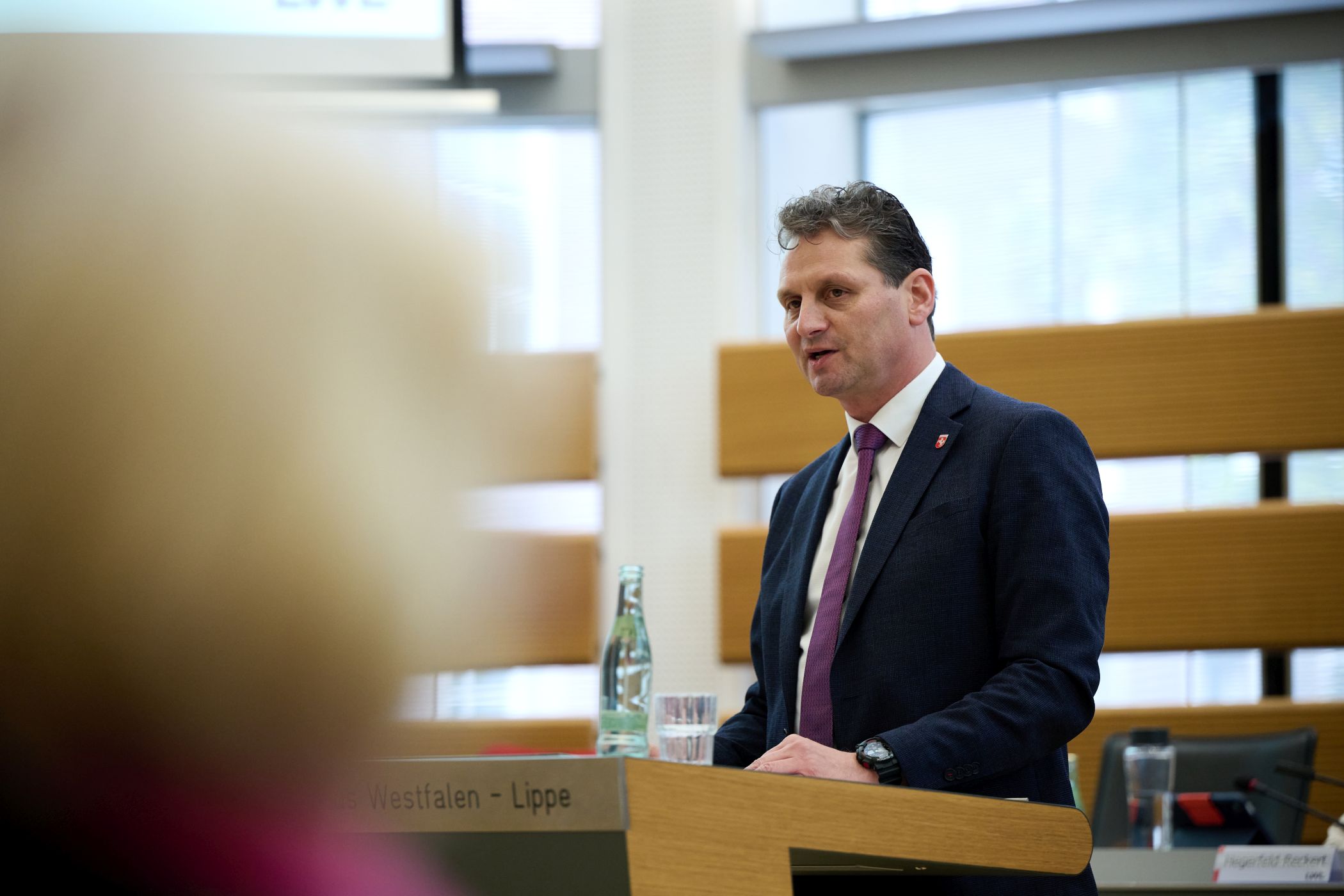 Der neue LWL-Kämmerer Patrick Bürger.<br>Bild: LWL/Nikolaus Urban