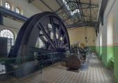 Mehrmals dreht sich am langen Wochenende das gewaltige Schwungrad der Dampffördermaschine.<br>Foto: LWL / Achim Bednorz