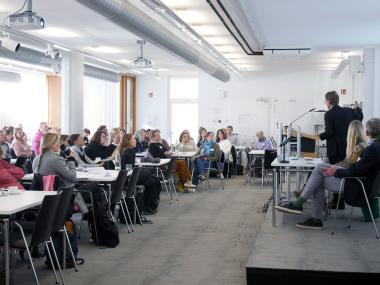 Dr. Dirk Bange referierte über "Junge Menschen mit Behinderungen - eine Herausforderung für die Kinder- und Jugendhilfe".<br>Foto: LWL