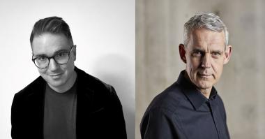 Timothy Hawking (li.) und Astrophysiker Heino Falcke sind u.a. zu Gast im Planetarium für einen Abend zu Ehren von Stephen Hawking.<br>Foto links: Copyright privat<br>Foto rechts: Boris Breuer