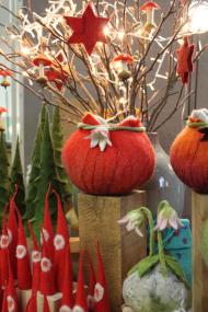 Auch Dekoratives aus Filz gehört zum Angebot des Adventsmarkts.<br>Foto: LWL / Betz