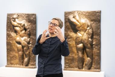 Am Mittwoch (13.12) um 17 Uhr führt die Kuratorin Dr. Tanja Pirsig-Marshall durch die Ausstellung "Nudes".<br>Foto: LWL/Hanna Neander