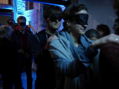 "Concert in the dark" in der Abtei Marienmünster, Marienmünster.<br>Foto: LWL/Kulturstiftung Marienmünster