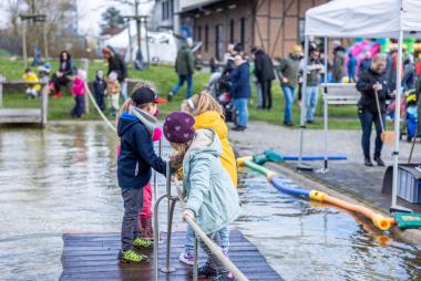 Spielplatzfest am Schiffshebewerk Henrichenburg.<br>Foto: LWL/Kreutzmann