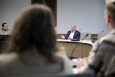 Dr. Georg Lunemann, der Direktor des LWL, beim "FutureLab" im LWL-Landeshaus.<br>Foto: LWL/Urban