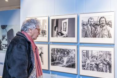 Blick in die Ausstellung &quot;Täglich Bilder fürs Revier&quot;.&lt;br&gt;Foto: LWL/Kreutzmann 