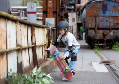 Auch Skaterinnen und Skater kommen beim Familienfest in der Henrichshütte auf ihre Kosten.&lt;br&gt;Foto: LWL / Walter Fischer 