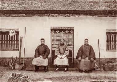Wohlhabende Bauern, Provinz Schantung.&lt;br&gt;Foto: Hugo von Königslöw 