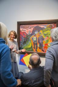 Am Freitag (2.8.) um 16 Uhr bietet das LWL-Museum für Kunst und Kultur den inklusiven Rundgang "Kunst für die Seele: Farbfeeling" an.<br>Foto: LWL/Hanna Neander