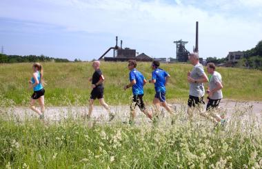 Von der Henrichshütte aus startet am 8. September wieder der Hattinger Hüttenlauf.&lt;br&gt;Foto: LWL / Walter Fischer 