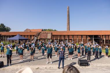"Work it Out": Auf der Ziegelei Lage wird am Tag des offenen Denkmals wieder getanzt.<br>Foto: LWL / Philipp Harms