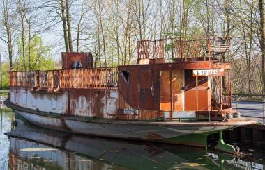 Erst Ausflugsschiff auf der Seine in Paris, dann Hausboot: Die "Express" hat eine spannende Geschichte.<br>Foto: LWL/Holtappels