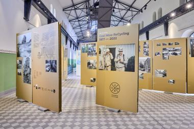 Die Sonderausstellung "Coal Mine ReCycling" zeigt Fotos von Leo van der Kleij über den Wandel verschiedener europäischer Bergbauregionen.<br>Foto: LWL