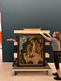 Beim digitalen Themenabend am 30.10. gibt das Ausstellungsteam Einblicke rund um Konzeption und Aufbau der Sonderausstellung "Otto Mueller".<br>Foto: LWL