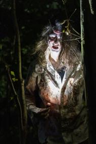 Nicht nur Zombies suchen in dieser Nacht die Glashütte heim. <br>Foto: Philipp Harms, LWL. 