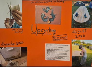 Die Jugendlichen präsentierten selbst gestaltete Plakate, die zentrale Aspekte der Nachhaltigkeit thematisieren.<br>Foto: LWL