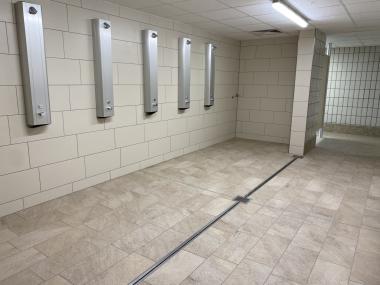 Auch der Duschbereich wurde auf Vordermann gebracht.<br> Foto: LWL