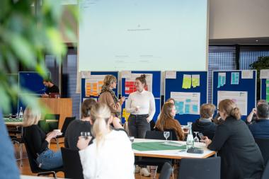Teilnehmer:innen beim Kulturbrunch 2024 zum Thema "Failing Your Way to Success - Was man aus gescheiterten digitalen Kulturprojekten lernen kann"<br>Foto: LWL / Emad Daood
