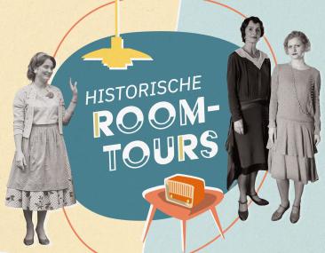 Die neue Webserie "Historische Roomtours" zeigt das Wohnen der 1950er- und 1920er-Jahre.
