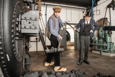 Unter dem Titel "Kontor, Kessel, Kohle - Arbeitsalltag um 1910" begeben sich Interessierte auf eine Zeitreise in den Arbeitsalltag vor 100 Jahren.<br>Foto: LWL/Betz 