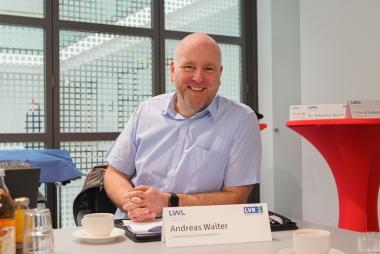 Andreas Walter vom Hochsauerlandkreis bei der vierten AG-Sitzung.<br>Foto: LWL/Heckhuis