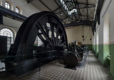 Die historische Fördermaschine wird bei den Erlebnisführungen vorgeführt.<br>Foto: LWL / Annette Hudemann