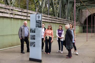Abendführung im Schiffshebewerk Henrichenburg.<br>Foto: LWL / Julia Gehrmann