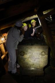 Führungen im Nachtigallstollen vermitteln ein echtes Untertage-Erlebnis.<br>Foto: LWL / Julia Gehrmann 