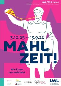 Ab dem 3. Oktober zeigt das LWL-Museum eine Sonderausstellung zur Kulturgeschichte des Essens.<br>Grafik: LWL/ Oktober Kommunikationsdesign GmbH