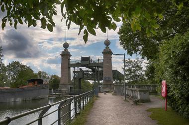 Fotowalk im Schiffshebewerk mit Dirk Böttger von der Fotoakademie Niederrhein.<br>Foto: Dirk Böttger