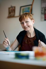 Ursula Rehmet im ZenTRO. <br>Foto: LWL / Nikolaus Urban