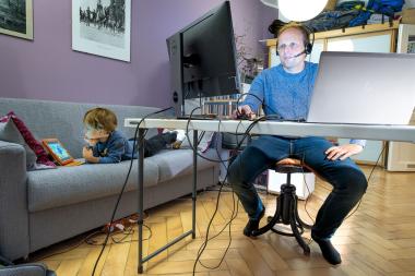 Fotomotiv aus der neuen Ausstellung "Homeoffice", die am Sonntag im LWL-Museum Ziegelei Lage eröffnet.<br>Foto: Werner Bachmeier 