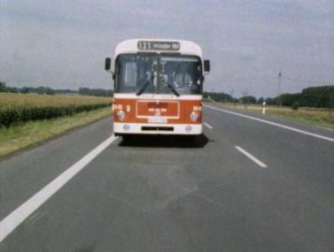 Filmstill aus "Die westfälische Verkehrsgesellschaft",1985