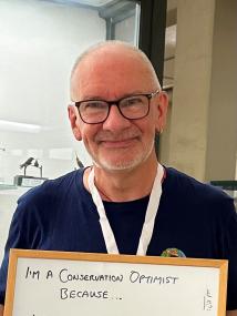 Jon Taylor von Conservation Optimism ist zu Gast im Planetarium Münster innerhalb der neuen Vortragsreihe "Good News from the Planet".<br>Foto: Professor Dame E.J. Milner-Gulland