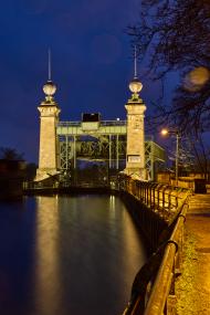 Abendführung im Schiffshebewerk Henrichenburg.&lt;br&gt;Foto: LWL/Harms 