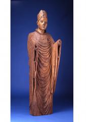 Holzstatue Engelberts, die zu Ehren des Bischofs nach seinem Tod im Kloster Gevelsberg stand.<br>© Märkisches Museum Witten<br />