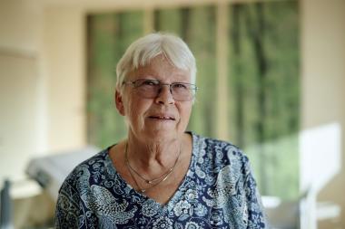 Hildegard Schlepphorst im Pflegekursus des LWL-Klinikums Gütersloh: "Ich habe gemerkt, dass ich nicht allein bin - und das tut gut!"<br>Bild: LWL/Nikolaus Urban