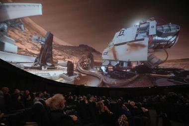 Das Planetarium bot astronomische Shows genauso wie Kulturangebote. <br>Foto: LWL/Steinweg