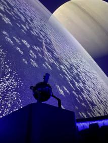 Fünf unterschiedliche Musikshows können im Januar und Februar im Planetarium erlebt werden.<br>Foto: LWL/Kriegs