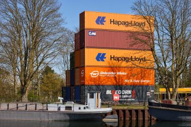 Das eigens errichtete Containergebäude "Global Steps" zählt zu den Höhepunkten der Sonderausstellung. <br>Foto: LWL / Julia Gehrmann