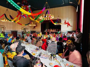 Beste Stimmung auf der Karnevalsfeier im LWL-Festsaal.<br>Foto: LWL / Stephanie Dreps