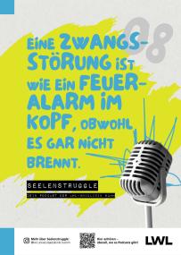 In der aktuellen Folge des Podcasts "Seelenstruggle" geht es um das Thema Zwangsstörungen. <br>Plakat: LWL