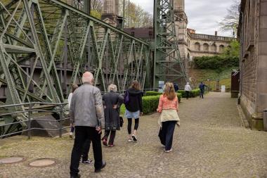 After Work-Führung im Schiffshebewerk Henrichenburg. <br>Foto: LWL / Julia Gehrmann