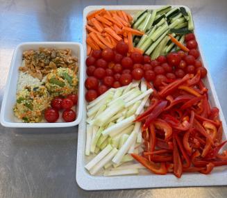 Vegane Küche in der Hans-Prinzhorn-Klinik.<br>Bild: LWL / Michaela Rensing 